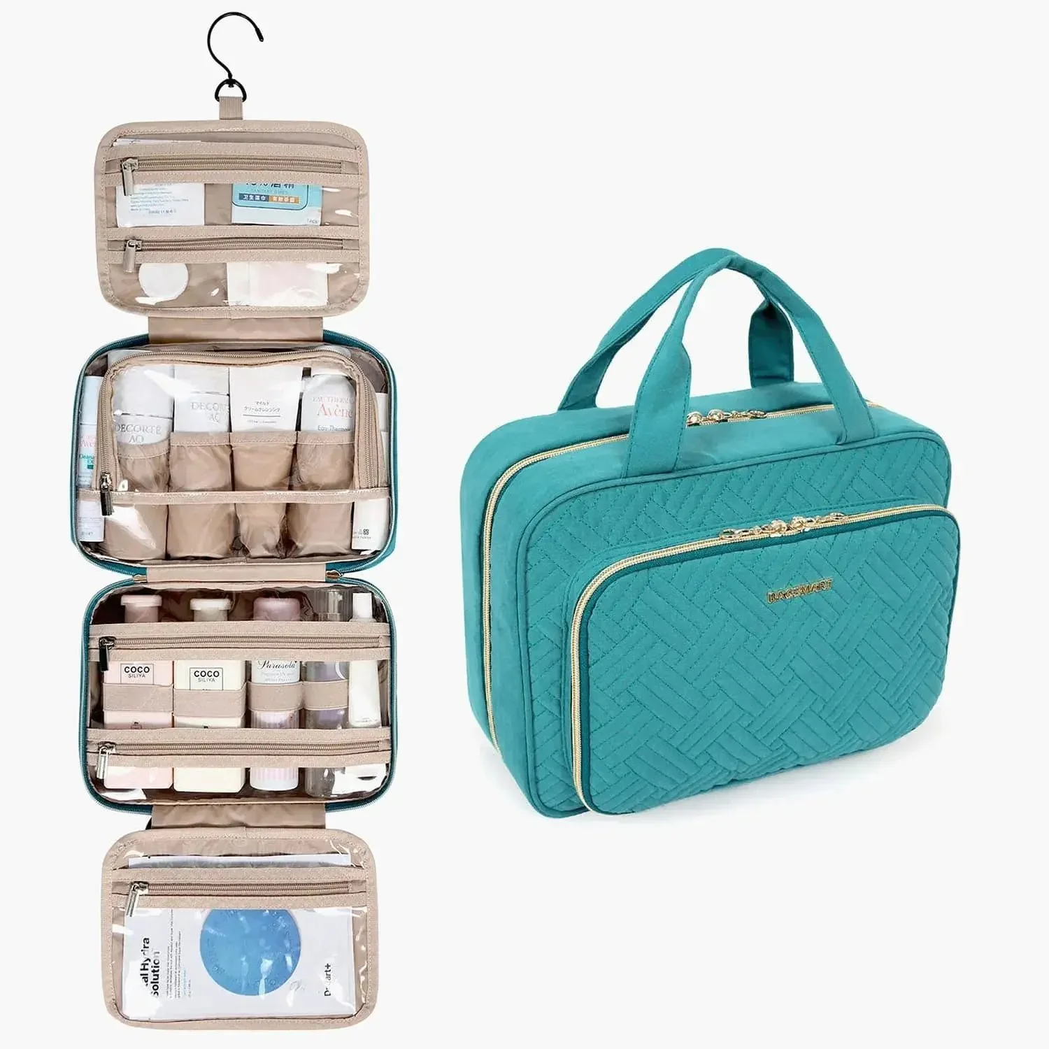 Medium Hanging Travel Makeup Organizer - Image 22