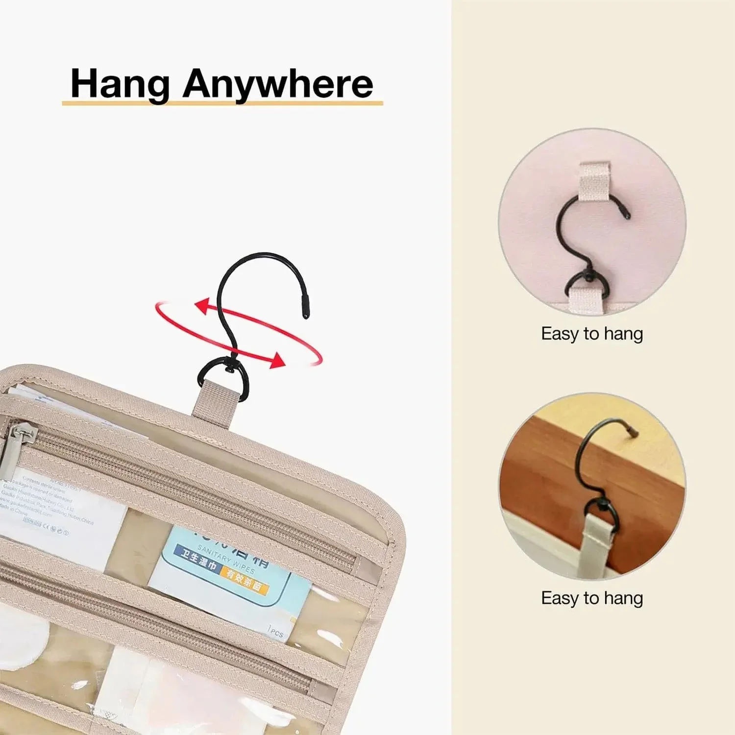 Medium Hanging Travel Makeup Organizer - Image 49