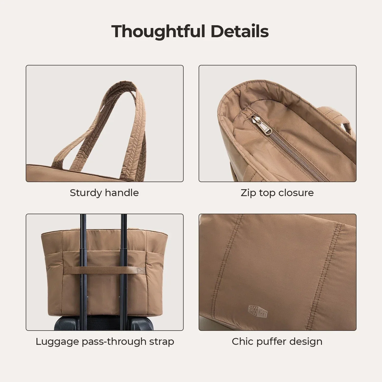 (FREE GIFT) Puffy Tote Bag - Image 4