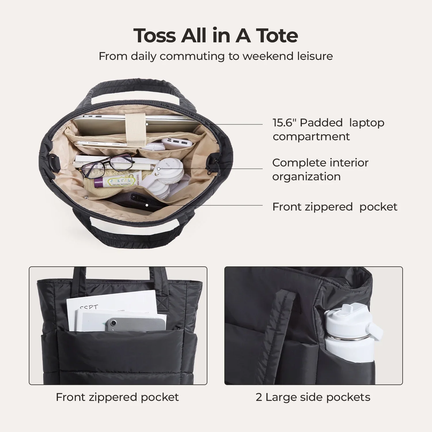 (FREE GIFT)Bubble 21L Puffy Tote - Image 16