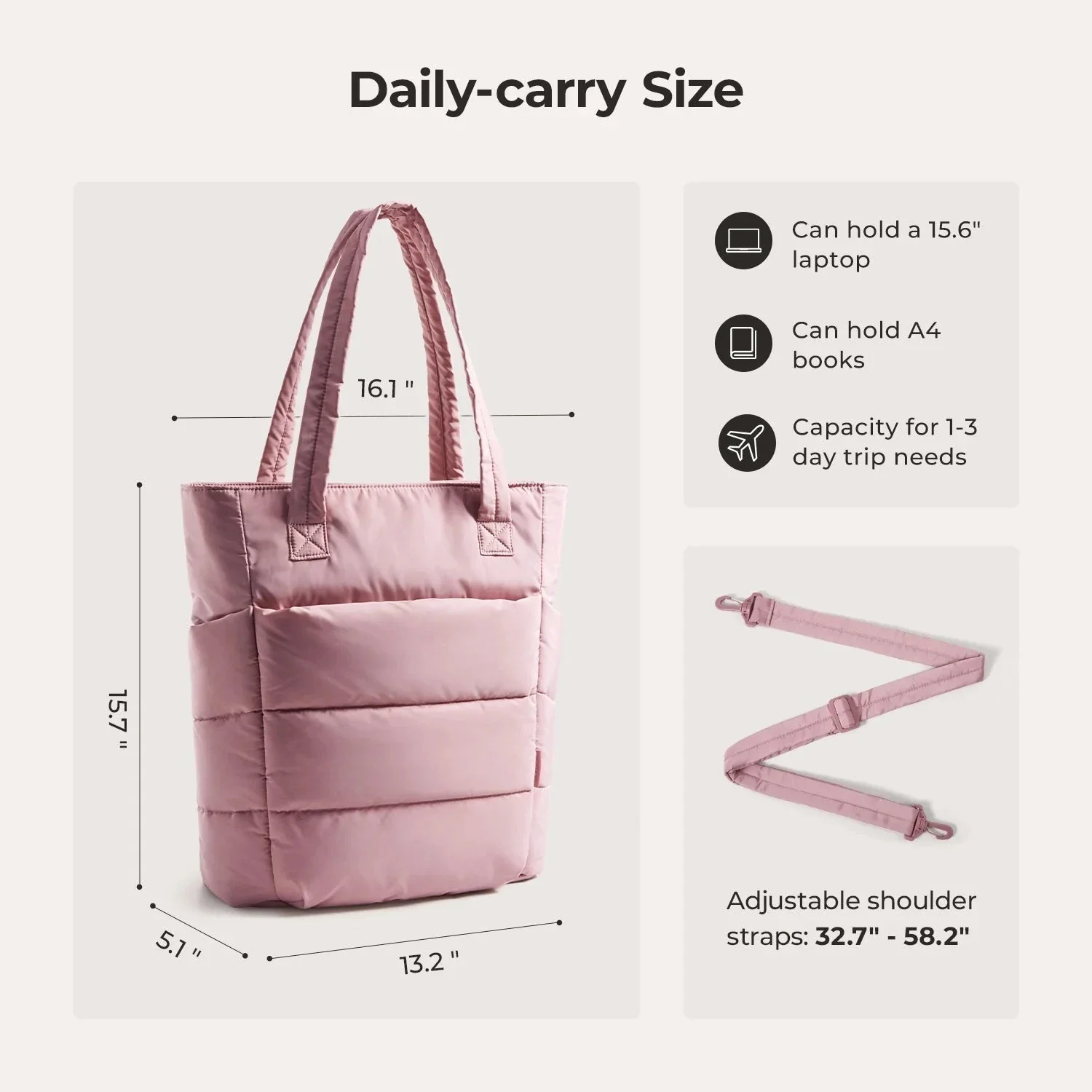 (FREE GIFT)Bubble 21L Puffy Tote - Image 35