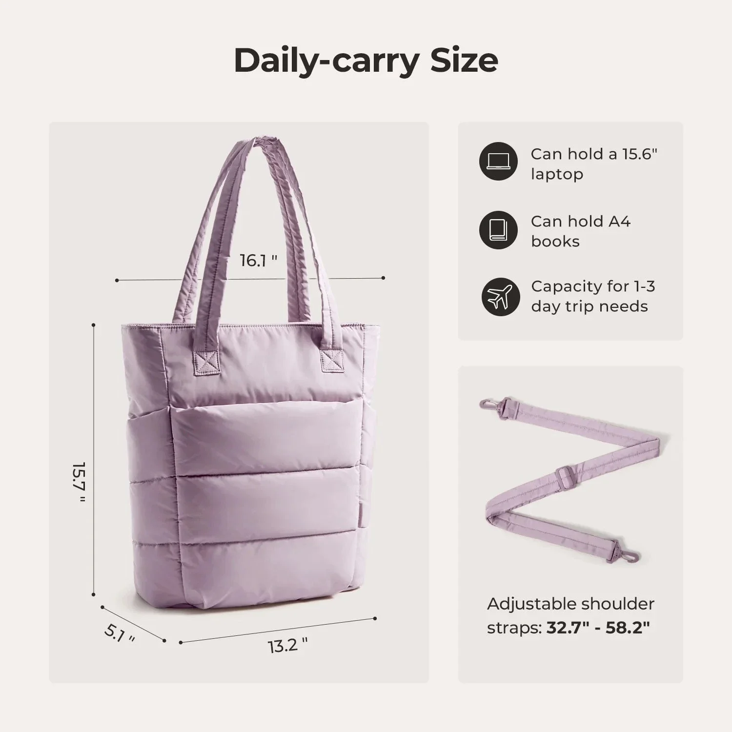(FREE GIFT)Bubble 21L Puffy Tote - Image 46