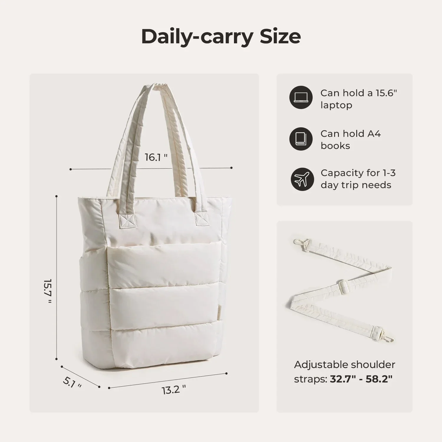 (FREE GIFT)Bubble 21L Puffy Tote - Image 57