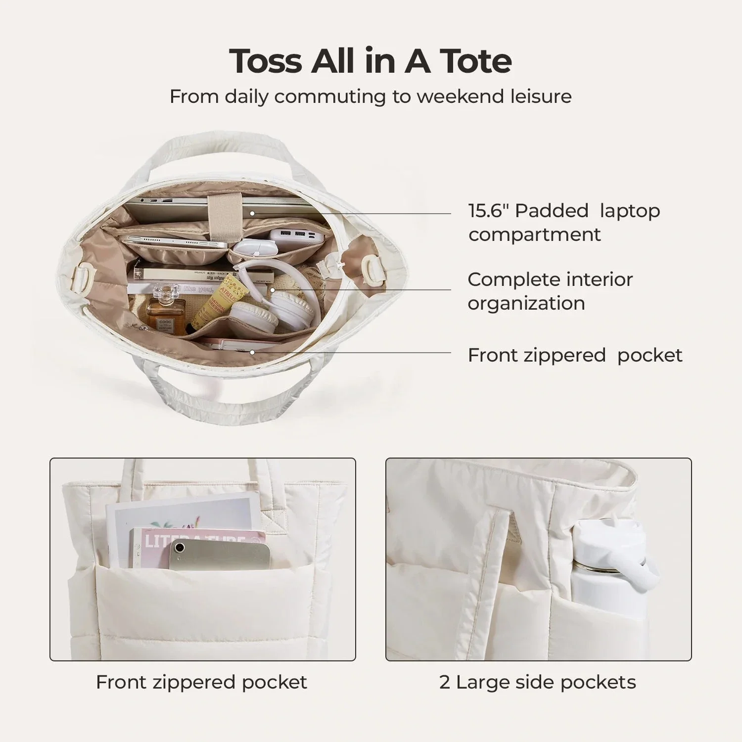 (FREE GIFT)Bubble 21L Puffy Tote - Image 60