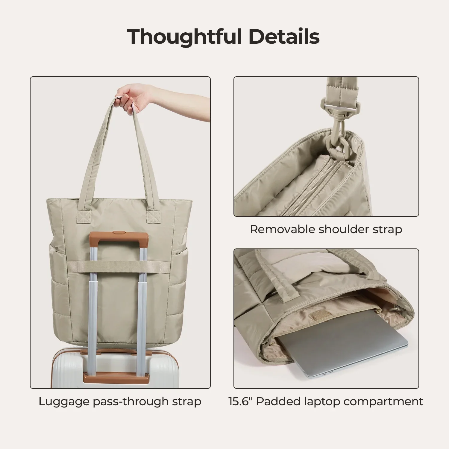 (FREE GIFT)Bubble 21L Puffy Tote - Image 7