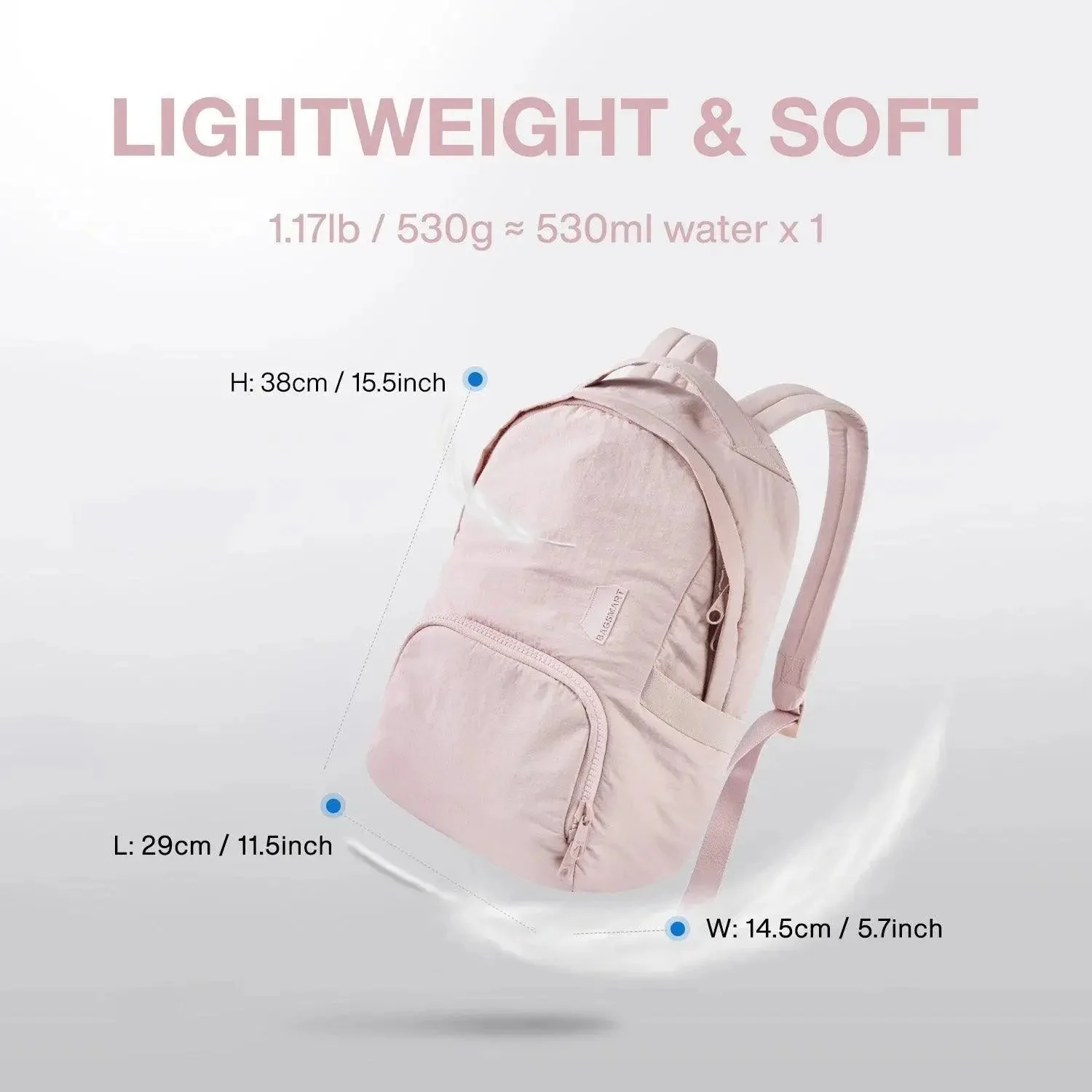 Zoraesque 14L Featherlight 13.3 Inch Backpack - Image 3